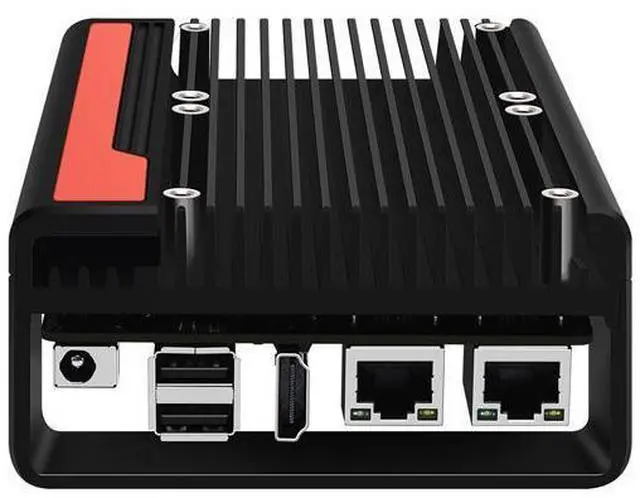 Alt view image 3 of 6 - HUNSN Micro Firewall Appliance, Mini PC, VPN, Router PC, N100, RJ57, 2 x 2.5GbE LAN, 2 x HDMI, DP, Designed for DIY / 3D Printing Enthusiasts, Barebone, NO RAM, NO Storage, NO System