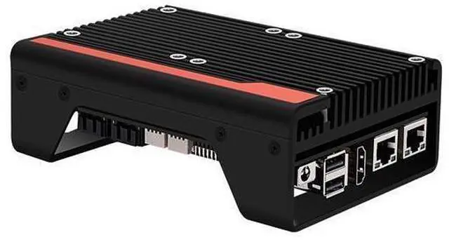 Alt view image 2 of 6 - HUNSN Micro Firewall Appliance, Mini PC, VPN, Router PC, N100, RJ57, 2 x 2.5GbE LAN, 2 x HDMI, DP, Designed for DIY / 3D Printing Enthusiasts, Barebone, NO RAM, NO Storage, NO System