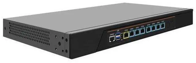 Alt view image 3 of 4 - HUNSN 10GbE Firewall Hardware, VPN, 1U Rackmount, Mikrotik, 2950M, RJ68, PFSense, OPNsense, Network Appliance, 8 x I226-V 2.5GbE LAN, 2 x SFP+ 82599ES, 0 RAM, 0 Storage, Barebone No System