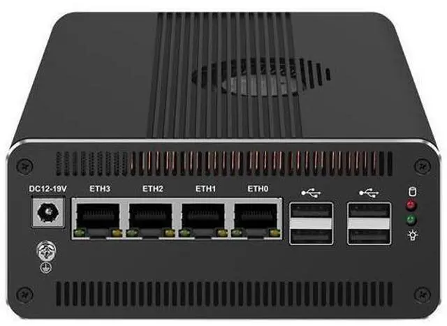 Main image of HUNSN Micro Firewall Appliance, Mini PC, PFSense, Mikrotik, Ultra 5 Processor 125H, RJ69, OPNsense, VPN, Router PC, 4 x 2.5GbE I226-V, Type-C USB4, TF, DP, HDMI, 0 RAM, 0 Storage, Barebone No System