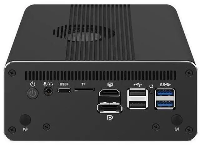 Alt view image 2 of 6 - HUNSN Micro Firewall Appliance, Mini PC, PFSense, Mikrotik, Ultra 5 Processor 125H, RJ69, OPNsense, VPN, Router PC, 4 x 2.5GbE I226-V, Type-C USB4, TF, DP, HDMI, 0 RAM, 0 Storage, Barebone No System