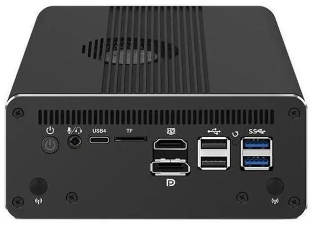 Alt view image 2 of 6 - HUNSN 10GbE Micro Firewall Appliance, Mini PC, PFSense, Mikrotik, Ultra 5 125H, RJ69, OPNsense, VPN, Router PC, 4 x 2.5GbE LAN, 2 x SFP+, Type-C, TF, DP, HDMI, 0 RAM, 0 Storage, Barebone No System