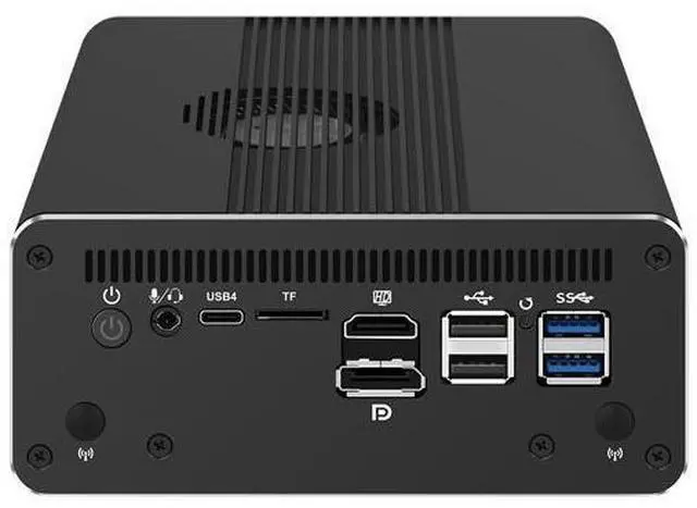 Alt view image 4 of 7 - HUNSN Micro Firewall Appliance 10GbE, Mini PC, PFSense, Mikrotik, Ultra 5 Processor 125H, RJ69, OPNsense, VPN, Router PC, 4 x 2.5GbE LAN, 4 x SFP+ X710, Type-C, 0 RAM, 0 Storage, Barebone No System