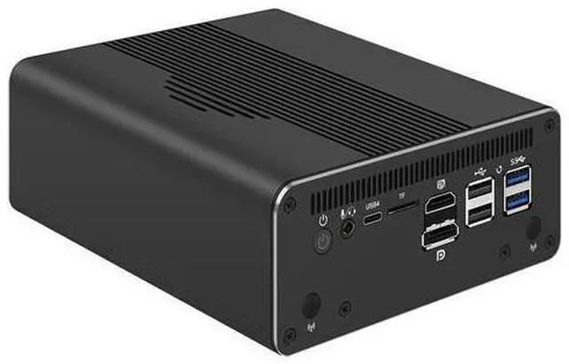 Alt view image 2 of 7 - HUNSN Micro Firewall Appliance, Mini PC, PFSense, Mikrotik, Ultra 5 Processor 125H, RJ69, OPNsense, VPN, Router PC, 8 x 2.5GbE I226-V, Type-C USB4, TF, DP, HDMI, 0 RAM, 0 Storage, Barebone No System