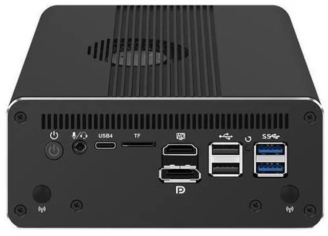 Alt view image 4 of 7 - HUNSN Micro Firewall Appliance, Mini PC, PFSense, Mikrotik, Ultra 5 Processor 125H, RJ69, OPNsense, VPN, Router PC, 8 x 2.5GbE I226-V, Type-C USB4, TF, DP, HDMI, 0 RAM, 0 Storage, Barebone No System