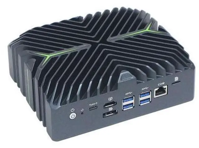 Alt view image 2 of 6 - HUNSN Micro Firewall Appliance with vPro, Mini PC, PFSense, Mikrotik, Ultra 5 125U, RX21, OPNsense, VPN, Router PC, 8 x 2.5GbE LAN, LAN 1 I226-LM, AI Boost NPU, 0 RAM, 0 Storage, Barebone No System