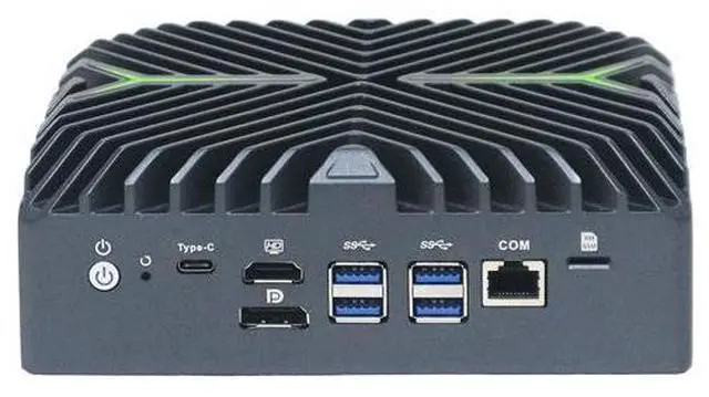 Alt view image 4 of 6 - HUNSN Micro Firewall Appliance with vPro, Mini PC, PFSense, Mikrotik, Ultra 5 125U, RX21, OPNsense, VPN, Router PC, 8 x 2.5GbE LAN, LAN 1 I226-LM, AI Boost NPU, 0 RAM, 0 Storage, Barebone No System