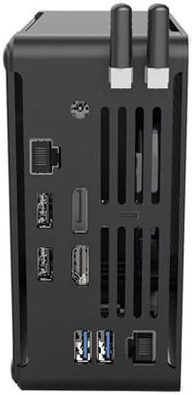 Alt view image 3 of 5 - 4K Mini PC, HTPC, NUC, Small Server, Intel I9 10880H 10885H, HUNSN BY02, Support Proxmox, Vmware, ESXI, KODI, DP, HDMI, TYPE-C, 2 x LAN, Barebone, NO RAM, NO Storage, NO System