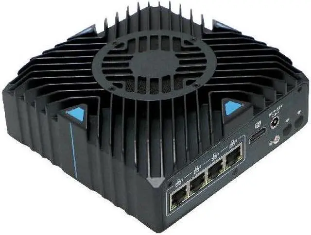 Main image of HUNSN Side Mount Din Rail Micro Firewall Appliance, Mini PC, pFsense, Mikrotik, I3 10110U, RX19, OPNsense, VPN, Router PC, 9-36V Wide Voltage, 4 x Gigabit LAN, 4G RAM, 64G SSD