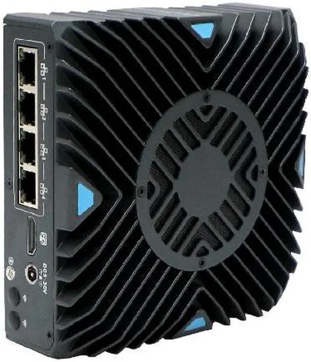Alt view image 5 of 7 - HUNSN Side Mount Din Rail Micro Firewall Appliance, Mini PC, pFsense, Mikrotik, I3 10110U, RX19, OPNsense, VPN, Router PC, 9-36V Wide Voltage, 4 x Gigabit LAN, 4G RAM, 64G SSD