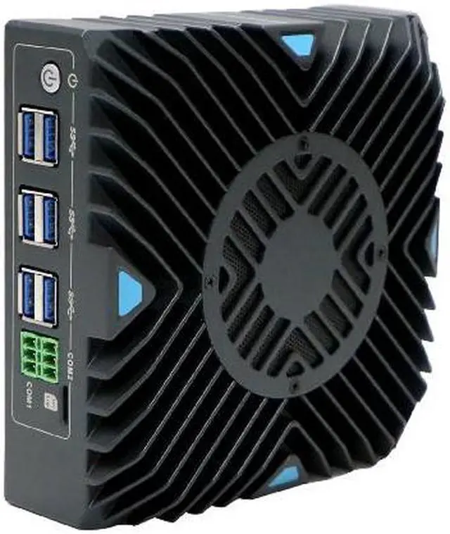 Alt view image 6 of 7 - HUNSN Side Mount Din Rail Micro Firewall Appliance, Mini PC, pFsense, Mikrotik, I3 10110U, RX19, OPNsense, VPN, Router PC, 9-36V Wide Voltage, 4 x Gigabit LAN, 4G RAM, 64G SSD