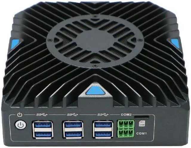 Alt view image 7 of 7 - HUNSN Side Mount Din Rail Micro Firewall Appliance, Mini PC, pFsense, Mikrotik, I3 10110U, RX19, OPNsense, VPN, Router PC, 9-36V Wide Voltage, 4 x Gigabit LAN, 4G RAM, 64G SSD