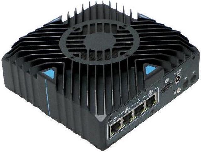 Main image of HUNSN Side Mount Din Rail Micro Firewall Appliance, Mini PC, pFsense, Mikrotik, I3 10110U, RX19, OPNsense, VPN, Router PC, 9-36V Wide Voltage, 4 x Gigabit LAN, 32G RAM, 128G SSD