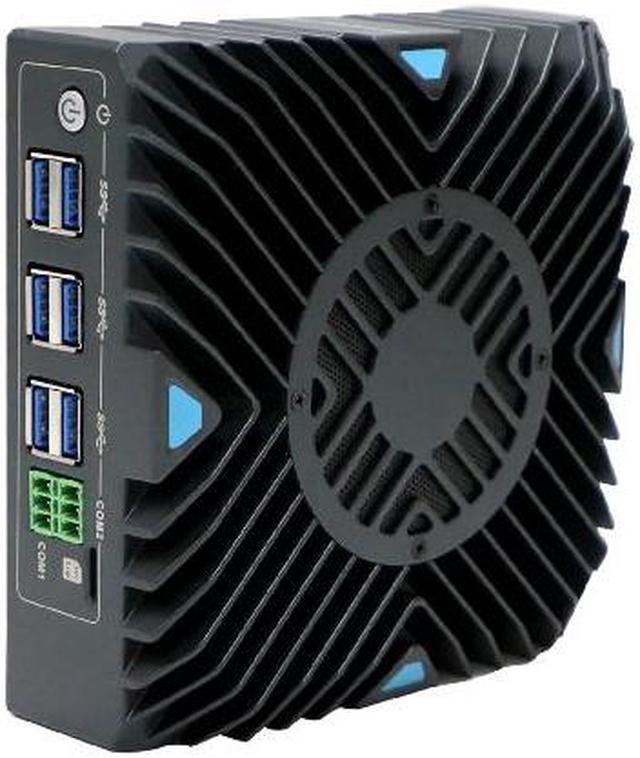 Alt view image 6 of 7 - HUNSN Side Mount Din Rail Micro Firewall Appliance, Mini PC, pFsense, Mikrotik, I3 10110U, RX19, OPNsense, VPN, Router PC, 9-36V Wide Voltage, 4 x Gigabit LAN, 32G RAM, 128G SSD