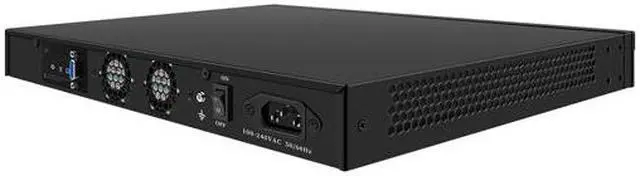 Alt view image 2 of 6 - HUNSN 1U Firewall Network Security Appliance, pFSense, Mikrotik, Core I3 N305, RJ08, OPNsense, VPN, Router PC, AES-NI, 6 x 2.5GbE I226-V LAN, Console, VGA, 16G RAM, 128G SSD