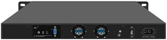 Alt view image 2 of 4 - HUNSN 1U Rack Mount Firewall Appliance, PFSense, 3th Gen Core I3 3110M, 3120M, RJ65, Mikrotik, OPNsense, VPN, 6 x 2.5GbE I226-V LAN, GPIO, Console, 2G RAM, 32G SSD