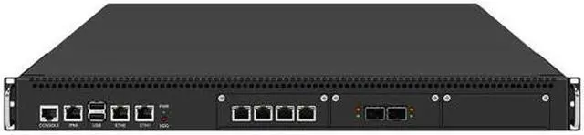 Main image of HUNSN 1U Firewall Appliance XEON Server with IPMI, PFSense, 2 x E5 2699 V4, RJ66, Mikrotik, OPNsense, VPN, C612, 2 x 1GbE LAN, 4 x 2.5GbE LAN, 2 x 82599 SFP+, 64G RAM, 256G SSD