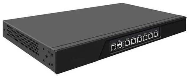 Alt view image 3 of 5 - HUNSN 1U Rack Mount Firewall Appliance, PFSense, Mikrotik, 3th Gen Core I3 3110M, 3120M, RJ08, OPNsense, VPN, 6 x 2.5GbE I226-V LAN, Console, 2G RAM, 32G SSD