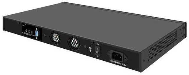 Alt view image 4 of 5 - HUNSN 1U Rack Mount Firewall Appliance, PFSense, Mikrotik, 2th Gen Core I7 2620M, 2640M, RJ08, OPNsense, VPN, 6 x 2.5GbE I226-V LAN, Console, 2G RAM, 64G SSD