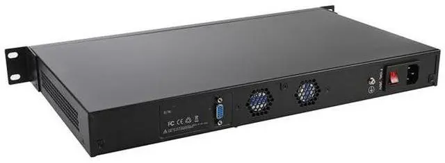 Alt view image 2 of 6 - 1U Rackmount Firewall Hardware, Pfsense, OPNsense, J4125, RS06, Mikrotik, VPN, Network Security Appliance, Router PC, AES-NI/6 x Gigabit LAN/2USB/COM/VGA/Fan,(4G RAM/128G SSD)