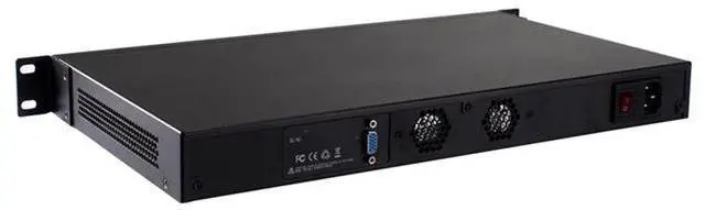 Alt view image 4 of 6 - 1U Rackmount Firewall Hardware, Pfsense, OPNsense, J4125, RS06, Mikrotik, VPN, Network Security Appliance, Router PC, AES-NI/6 x Gigabit LAN/2USB/COM/VGA/Fan,(4G RAM/128G SSD)
