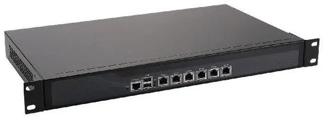 Main image of HUNSN 1U Rackmount Firewall Hardware, pFsense, I7 1165G7, RS06, OPNsense, Mikrotik, VPN, Network Security Appliance, AES-NI, 6 x I226-V 2.5Gbe, Console, VGA, 4G RAM, 32G SSD