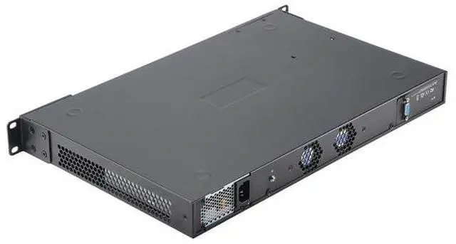 Alt view image 2 of 7 - 1U Firewall Appliance, pFsense, HUNSN RS46, C236 with Core I3 8100, Mikrotik, OPNsense, VPN, Network Rackmount, AES-NI, 8 x Gigabit LAN, Console, VGA, SIM Slot, 32G RAM, 128G SSD