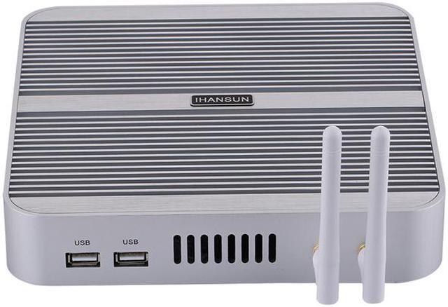 Alt view image 2 of 4 - Fanless Mini PC, Intel Core I3 8140U / 8145U, HUNSN BM01, Desktop Computer, HTPC, Kodi Box, AC WiFi, BT, VGA, HDMI, 4 x USB3.0, 2 x USB2.0, LAN, Barebone, NO RAM, NO Storage, NO System