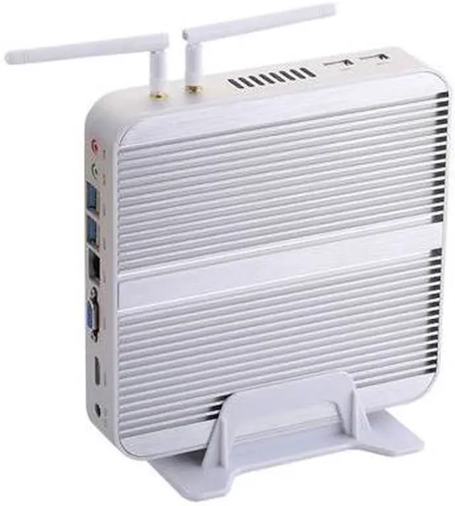 Alt view image 4 of 4 - Fanless Mini PC, Intel Core I3 4005U, HUNSN BM01,Desktop Computer, HTPC, Kodi Box, Windows 11 pro or Linux Ubuntu, AC WiFi, BT, VGA, HDMI, 4 x USB3.0, 2 x USB2.0, LAN, 16G RAM 256G SSD