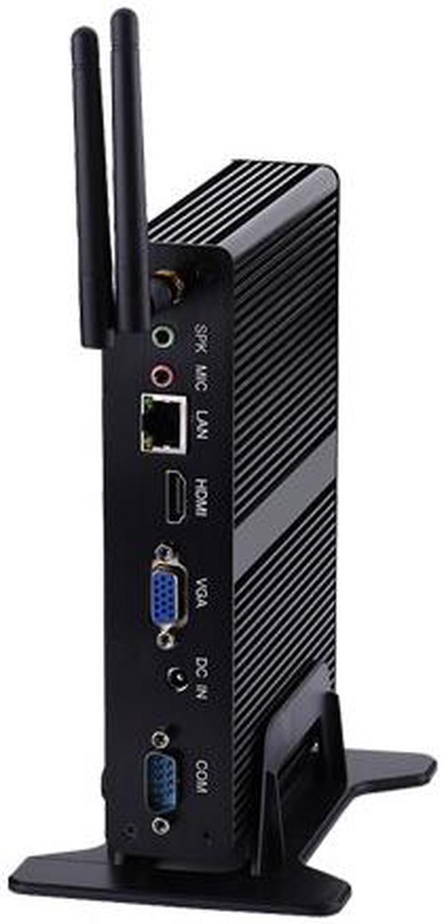 Alt view image 2 of 7 - Fanless Mini PC, Desktop Computer, HUNSN BM10, J1900 N3510 N3520, HTPC, Nano Kodi Box, WiFi, BT, 2 x COM, VGA, HDMI, USB3.0, 4 x USB2.0, LAN, Barebone, NO RAM, NO Storage, NO System