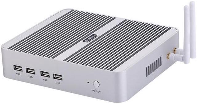 Alt view image 3 of 4 - Fanless Mini PC, Intel Core I3 8140U / 8145U, HUNSN BM07, Desktop Computer, HTPC, Kodi Box, AC WiFi, BT, VGA, HDMI, 4 x USB3.0, 4 x USB2.0, LAN, Barebone, NO RAM, NO Storage, NO System