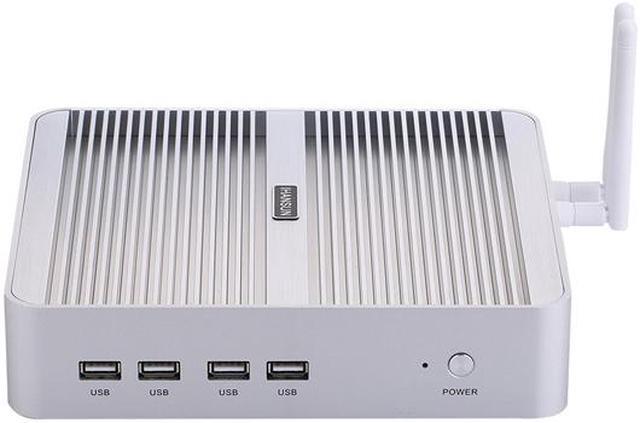 Alt view image 2 of 4 - Fanless Mini PC, Intel Core I3 8140U / 8145U, HUNSN BM07, Desktop Computer, HTPC, Kodi Box, AC WiFi, BT, VGA, HDMI, 4 x USB3.0, 4 x USB2.0, LAN, Barebone, NO RAM, NO Storage, NO System