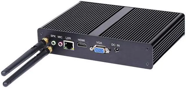 Alt view image 2 of 4 - Fanless Mini PC, Desktop Computer, HUNSN BM11, J1900 N3510 N3520, HTPC, Nano Kodi Box, Windows 11 Pro or Linux Ubuntu, AC WiFi, BT, VGA, HDMI, USB3.0, 4 x USB2.0, LAN, 8G RAM, 128G SSD, 1TB HDD