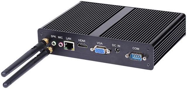 Alt view image 4 of 7 - Fanless Mini PC, Desktop Computer, HUNSN BM10, J1900 N3510 N3520, HTPC, Nano Kodi Box, WiFi, BT, 2 x COM, VGA, HDMI, USB3.0, 4 x USB2.0, LAN, Barebone, NO RAM, NO Storage, NO System