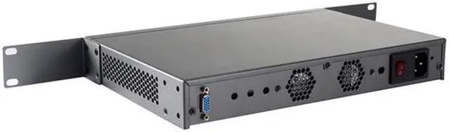 Alt view image 3 of 6 - Firewall Hardware, Mikrotik, VPN, Network Security Appliance, Intel Atom D525, NRS01, Router PC, 4 x Intel Gigabit LAN/2USB/COM/VGA/Fan,(2G RAM/32G SSD)