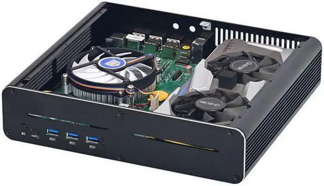 Alt view image 5 of 6 - 8K Mini PC, Intel Core I7 10870H, HUNSN BM23m, Gaming Computer, HTPC, Kodi, Windows 11 or Linux Ubuntu, Support Proxmox, Esxi, 6G Graphic, DVI, DP, HDMI, TypeC, 32G RAM, 512G M.2 SSD