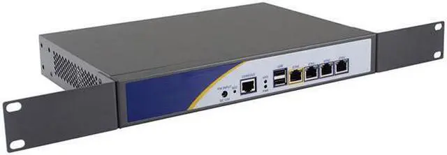 Alt view image 2 of 4 - Firewall Hardware, Pfsense, OPNsense, Mikrotik, VPN, J1900, HUNSN RS17, Network Security Appliance, Router PC, 4 x Gigabit LAN, 2 x USB, COM, VGA, 2 x Reserved Fan, 4G RAM, 128G SSD