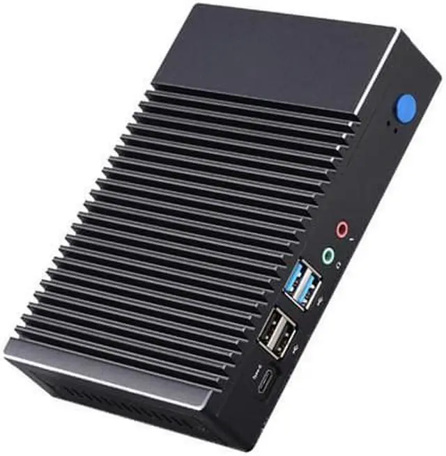 Alt view image 6 of 6 - Fanless Mini PC, Desktop Computer, Quad Core AMD A6 1450, HUNSN BH05a,  Windows 11 Pro or Linux Ubuntu, PXE, WOL, Vmware, Citrix Supported, VGA, HDMI, LAN, Type-C, Vesa mount, 4G RAM, 64G SSD