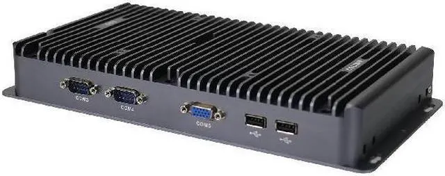 Alt view image 4 of 4 - HUNSN Fanless Mini PC, Industrial Computer, IPC, Core I5 10310U, IX02, Windows 11 or Linux Ubuntu, TPM2.0, 9-36V, Watchdog, WOL, 4G supported, 4 x LAN, 4 x COM, 0 RAM, 0 Storage, Barebone No System