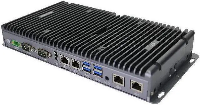 Alt view image 3 of 4 - HUNSN Fanless Mini PC, Industrial Computer, IPC, Core I5 10310U, IX02, Windows 11 or Linux Ubuntu, TPM2.0, 9-36V, Watchdog, WOL, 4G supported, 4 x LAN, 4 x COM, 0 RAM, 0 Storage, Barebone No System