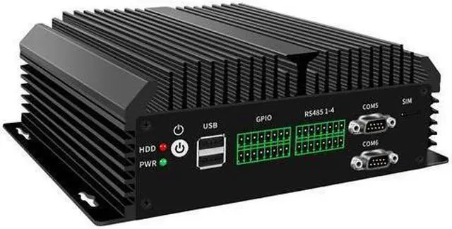 Alt view image 3 of 6 - HUNSN Fanless Firewall Appliance with QAT, PFSense, OPNsense, Denverton Atom C3958, RN02, VPN, Router PC, PVE, 4 x 2.5GbE I226-V, 4 x SFP+ X553, DPDK Support, 32G RAM, 512G SSD