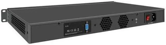 Alt view image 4 of 6 - HUNSN 1U Firewall Appliance with QAT, PFSense, OPNsense, Denverton Atom C3808, RN03, VPN, Router PC, PVE Server, 6 x 1GbE LAN, 4 x SFP+ X553 10GbE, DPDK Support, 0 RAM, 0 Storage, Barebone No System