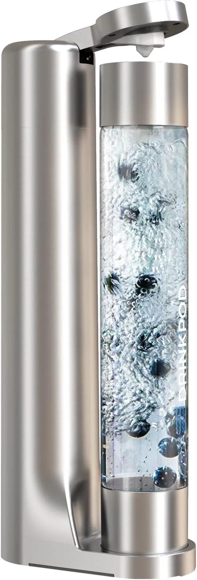Alt view image 5 of 5 - Drinkpod FIZZpod Soda Maker - Fizzy Sparkling Water & Soda Maker with 3 PET Bottles, 3 Caps, 1 Fizz Infuser and Manual - Make Homemade Sparkle Water, Juice, Coffee, Tea and Cocktail Drinks with Fruit