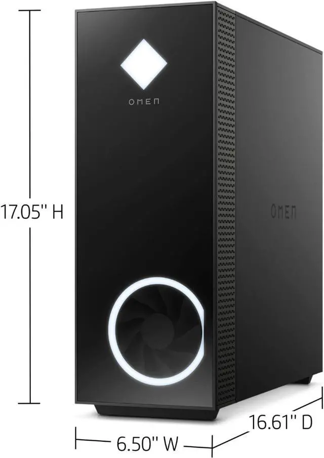 Alt view image 3 of 3 - HP OMEN 30L GT13-0024 AMD Ryzen R7-3700X 3.6GHz-CPU 16GB-RAM 256GB-SSD 1TB-HDD RTX2060-6GB Windows 10 Home