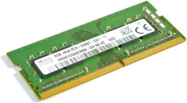 Alt view image 2 of 3 - Hynix HMA81GS6AFR8N-UH Memory Module - 8 GB DDR4 SDRAM - PC4-19200 Speed - 1x8 GB Modules - 260-pin SODIMM