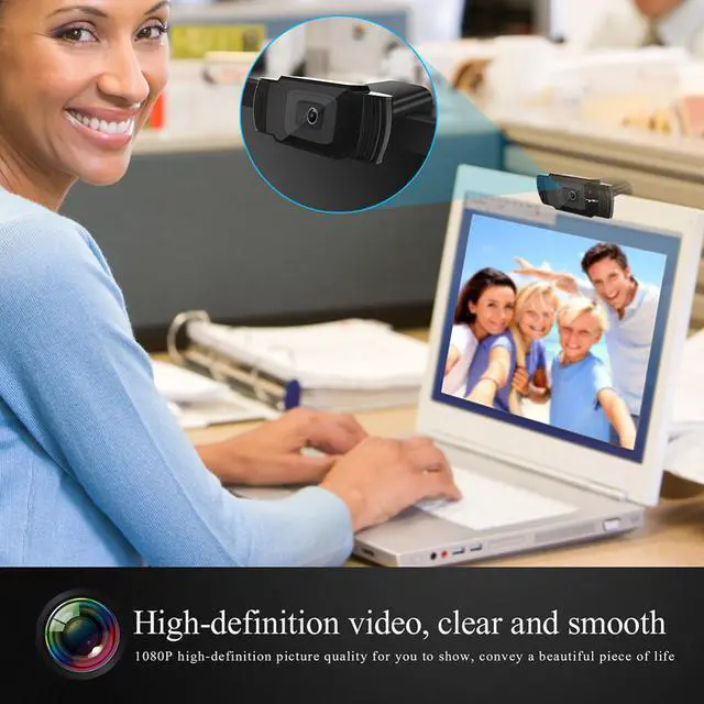 Alt view image 4 of 7 - 30 degrees rotatable 2.0 HD Webcam 1080p 720p 480p USB Camera Video Recording Web Camera with Microphone For PC Computer 2020