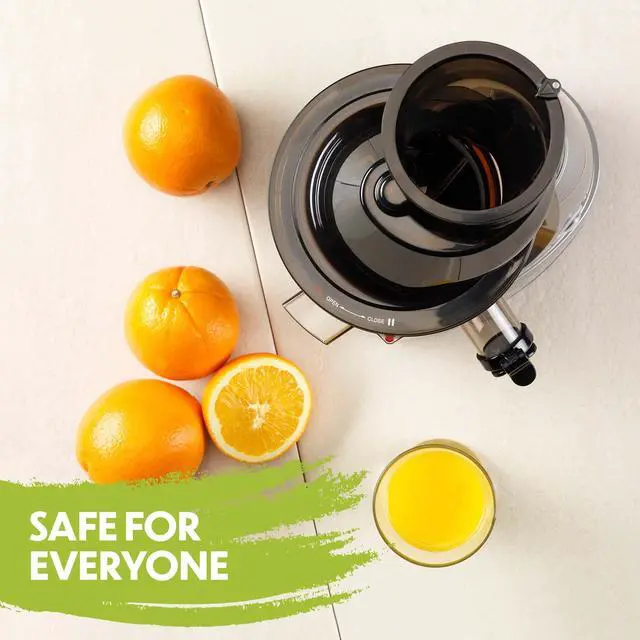Alt view image 9 of 10 - kuvings bpafree whole slow juicer silver b6000s with sortbet maker, cleaning tool set, smart cap and recipe book