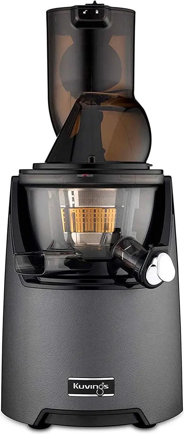 Alt view image 9 of 9 - Kuvings Whole Slow Juicer EVO820GM - Higher Nutrients and Vitamins, BPA-Free Components, Easy to Clean, Ultra Efficient 240W, 50RPMs, Includes Smoothie and Blank Strainer