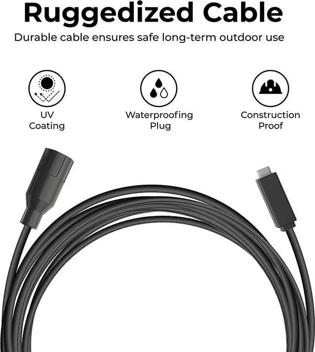 Alt view image 5 of 6 - Brinno AFB1000 Camera Extender Kit - 10M USB-C Power Extension Cable for Outdoor Use - Instantly View and Transfer Data at high-speeds - Compatible with BCC2000 or TLC Series with ATH2000 housing