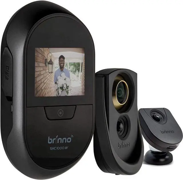 Alt view image 12 of 12 - Brinno Duo Front Door Smart Peephole Camera SHC1000W - Smart Home Security System with Mobile and live view remotely